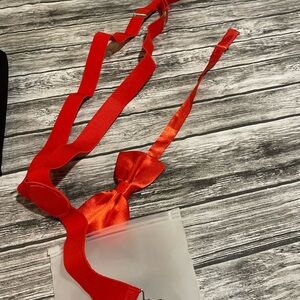 Bow tie and suspenders